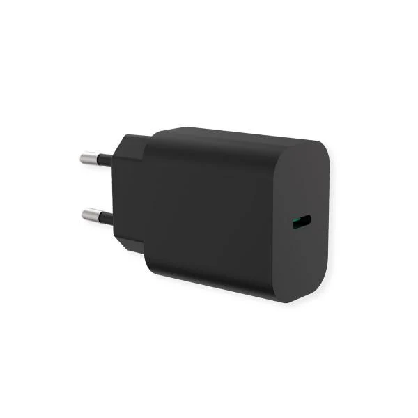 VALUE CARICATORE DA PARETE 1 PORTA TYPE C 25W NERO [19.99.1094]