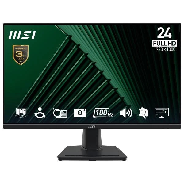 MSI Pro MP245G Monitor PC 60,5 cm (23.8") 1920 x 1080 Pixel Full HD LCD Nero [PROMP245G]