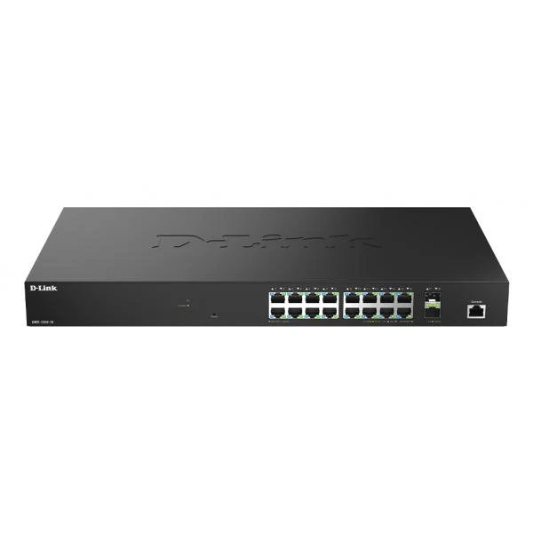 D-Link DMS-1250-18/E switch di rete Gestito L2 2.5G Ethernet (100/1000/2500) Nero [DMS-1250-18/E]