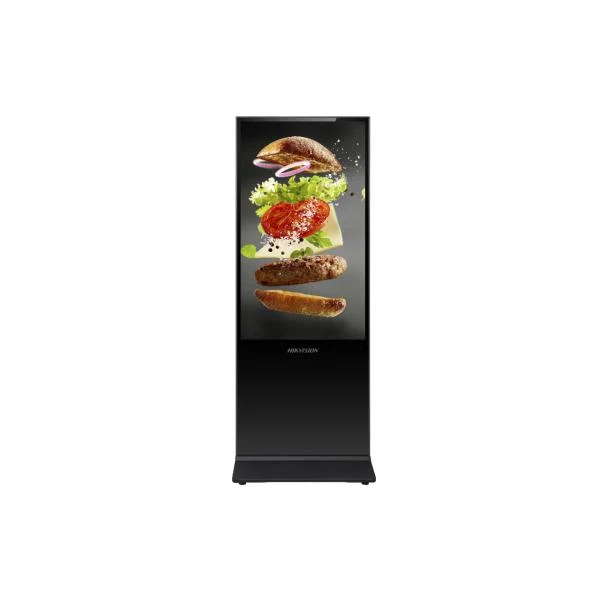 Hikvision DS-D6043UL-B/S visualizzatore di messaggi Design chiosco 108 cm (42.5") LED Wi-Fi 500 cd/m 4K Ultra HD Nero Processore integrato Android 8.1 24/7 [DS-D6043UL-B/S]