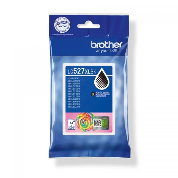 Brother LC527XLBK cartuccia d'inchiostro 1 pz Originale Resa elevata (XL) Nero [LC527XLBK]