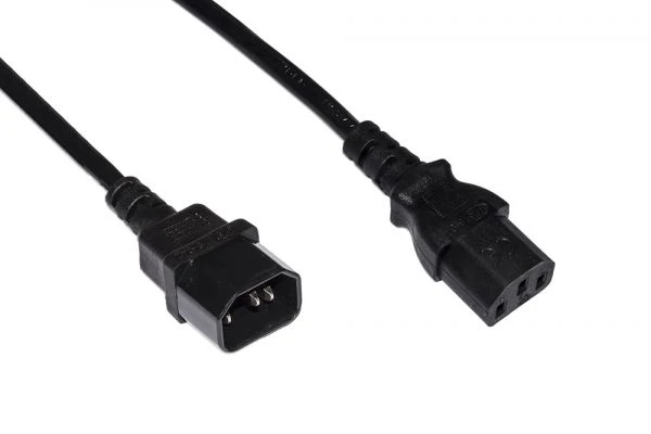 POWER CORD VDE C13/C14 Nero mt.1,80 (LKIEC18) [NK-VDE1314-1.8]