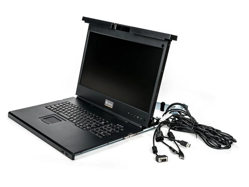 Vertiv Avocent 1 Computer - 47 cm (18,5") LCD - 1600 x 1200 - 3 x USB - 1 x VGA - Tastiera - TouchPad - 1U Alto [LRA185KMM-001]