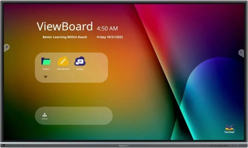 Viewsonic IFP8650-5F lavagna interattiva 2,18 m (86") 3840 x 2160 Pixel Touch screen Nero HDMI [IFP8650-5F]
