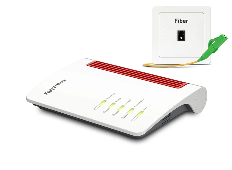 Box FRITZ! 5530 Fiber AON router wireless Gigabit Ethernet Dual-band (2.4 GHz/5 GHz) Bianco [20002937]