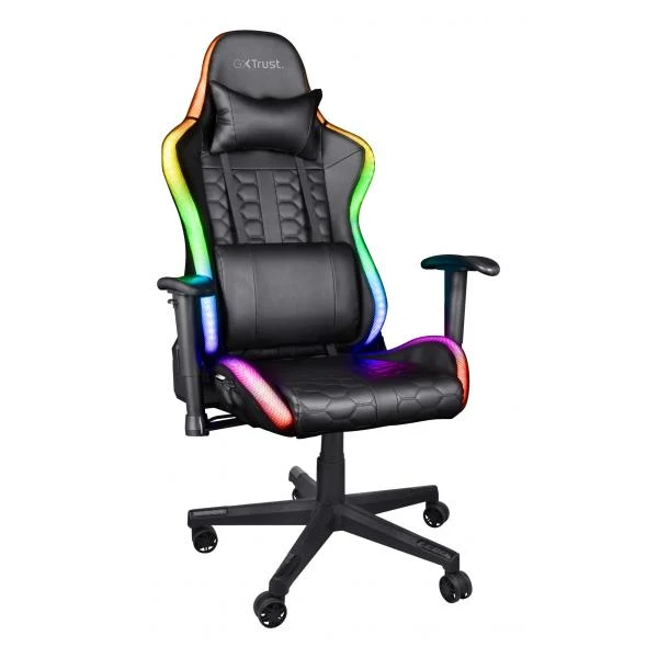Trust GXT 716 Rizza Sedia per gaming universale Sedia tappezzata Nero [25376]