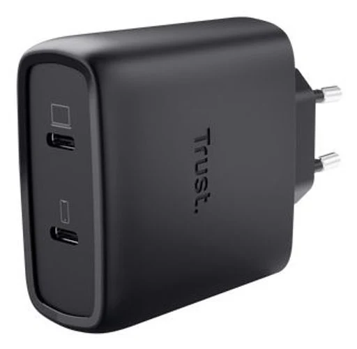 Trust Maxo Caricabatteria a 2 porte USB-C GaN da 65 W [25525]