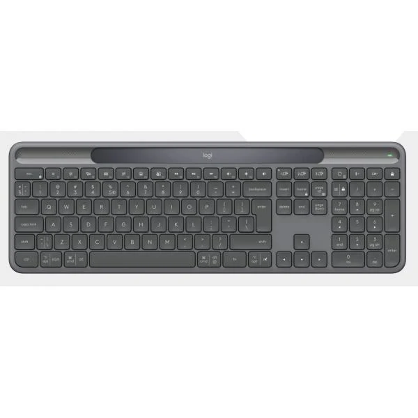 Logitech Signature Slim Solar + K980 for Business tastiera Universale RF senza fili + Bluetooth QWERTY Italiano Grafite [920-013776]