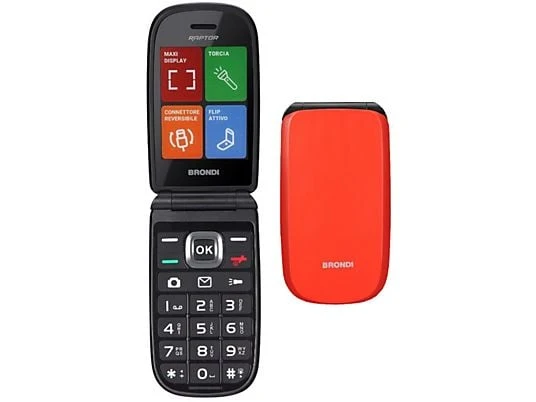 BRONDI RAPTOR ORANGE METAL 2.8" CLAMSHELL