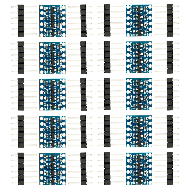 IOT 4 Kanal IIC I2C Premium Pegelwandler | Bi-direktionales Modul 5V zu 3.3V | Kompatibel mit Arduino und Raspberry