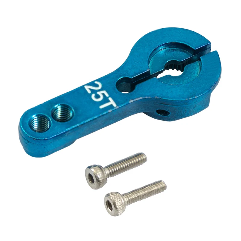 Aluminium 25T Servoarm Horn für HD Servo MG995 MG996R MG946 RED | Metall Servo Arm mit Ersatz-Schraube