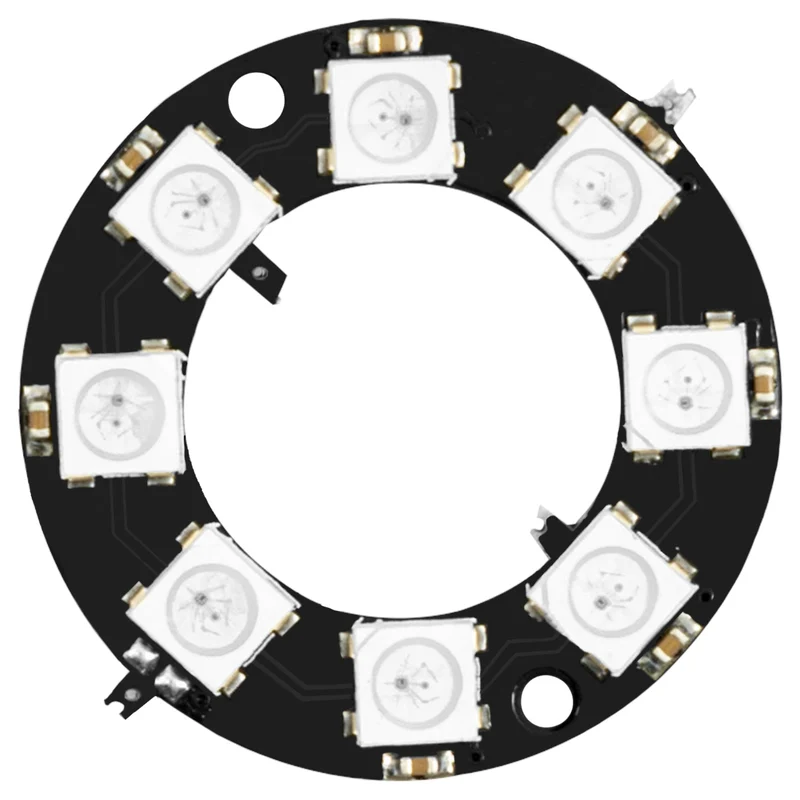 RGB LED Ring 8 bit WS2812 5050 + integrierter Treiber | Kompatibel mit Arduino und Raspberry