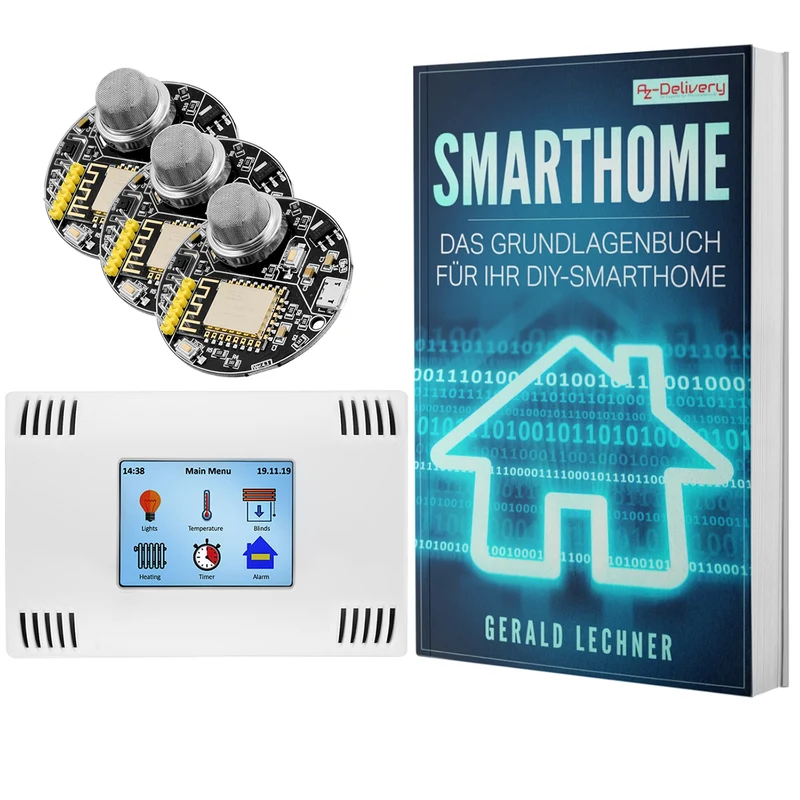 Smarthome Bundle mit 2,4" AZ-Touch, 3x AZ-Envy und Smarthome Buch