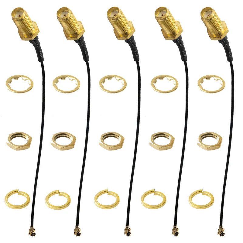 IPEX zu SMA Pigtail Koaxialkabel, SMA Buchse zu UFL/u.FL/IPX/IPEX, RF Koaxial Adapter Pigtail Kabel