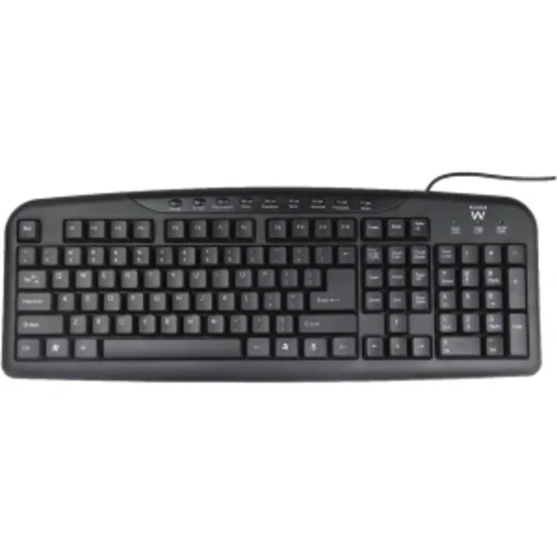 EWENT Tastiera USB Per PC Desktop EW3108 Nera standard