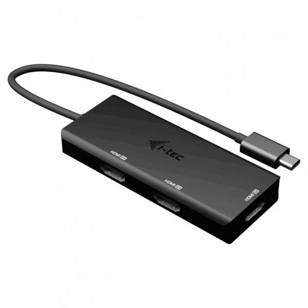 i-tec USB-C Triple 4K HDMI Video Adapter, Power Delivery 100W [C31TRIPLE4KHDMIPD]