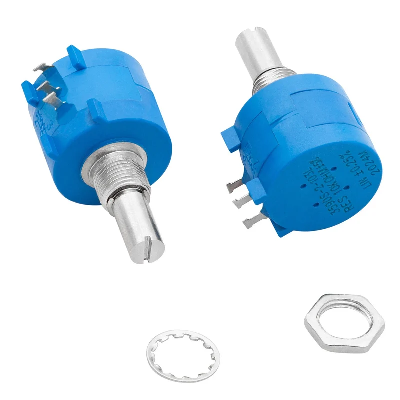Mehrgang rotary Potentiometer mit Schutzwiderstand 3590S 10K Ohm mit einstellbarem Widerstand