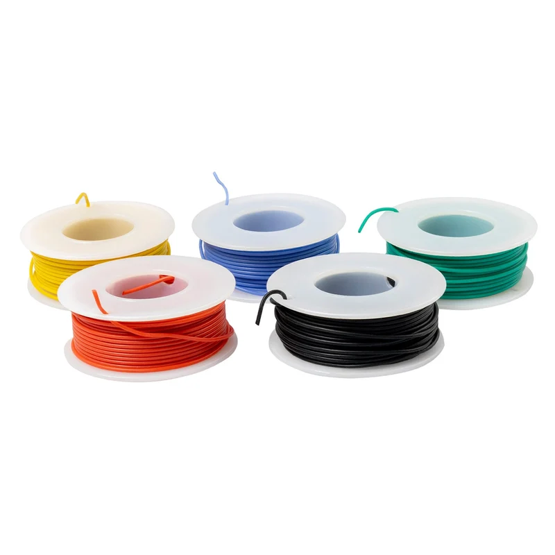 Ultraflexibles verzinntes Silikonkabel Schaltlitzen Kit temperaturbeständig aus Kupferdraht als Jumper oder zum Verseilen oder Verbinden