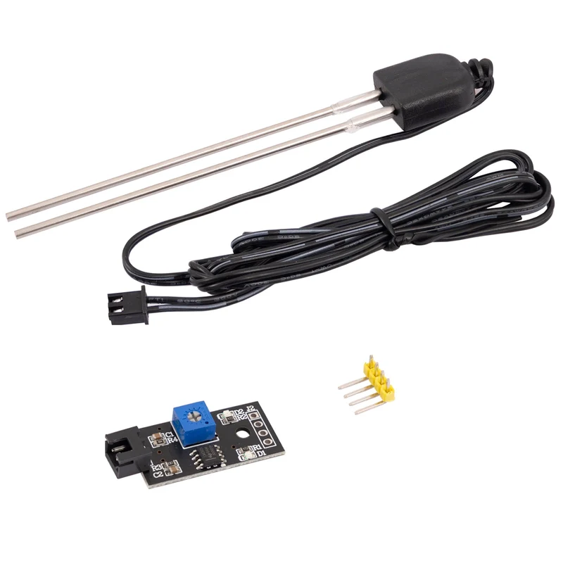 Bodenfeuchtesensor, Pflanzen-Feuchte-Messgerät mit korrosionsbeständiger Sonde kompatibel mit Arduino und Raspberry Pi
