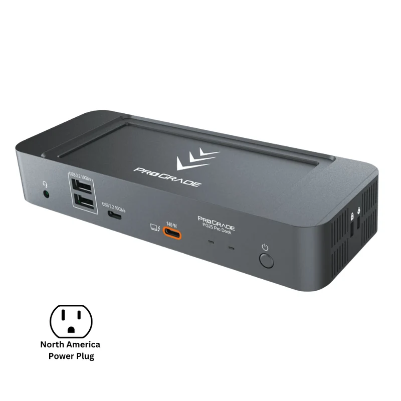 ProGrade Digital PG25 Pro Thunderbolt 5 Dock (North America Power Plug)