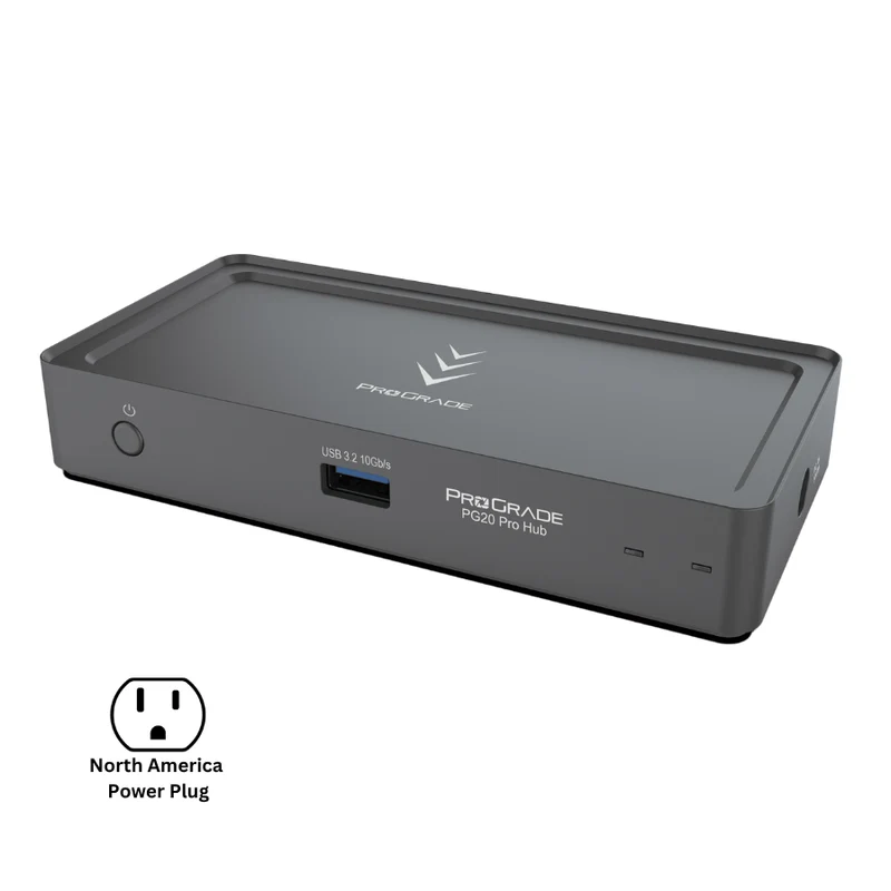 ProGrade Digital PG20 Pro Thunderbolt 4 Hub (North America Power Plug)