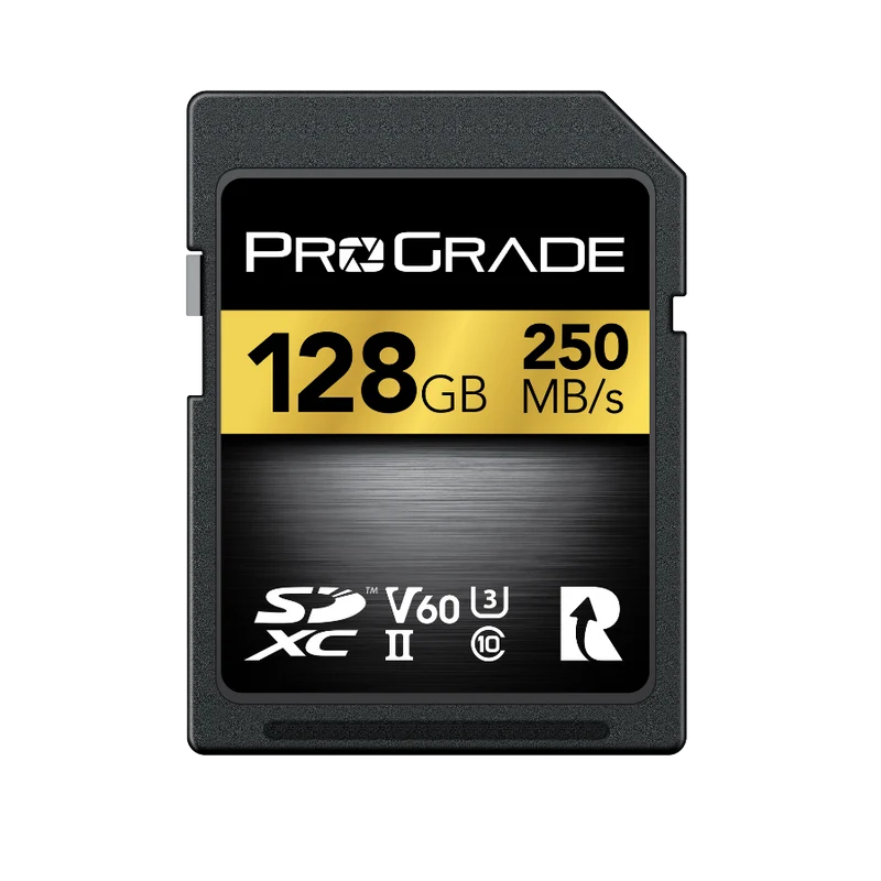 ProGrade Digital SDXC UHS-II V60 250R Gold Memory Card
