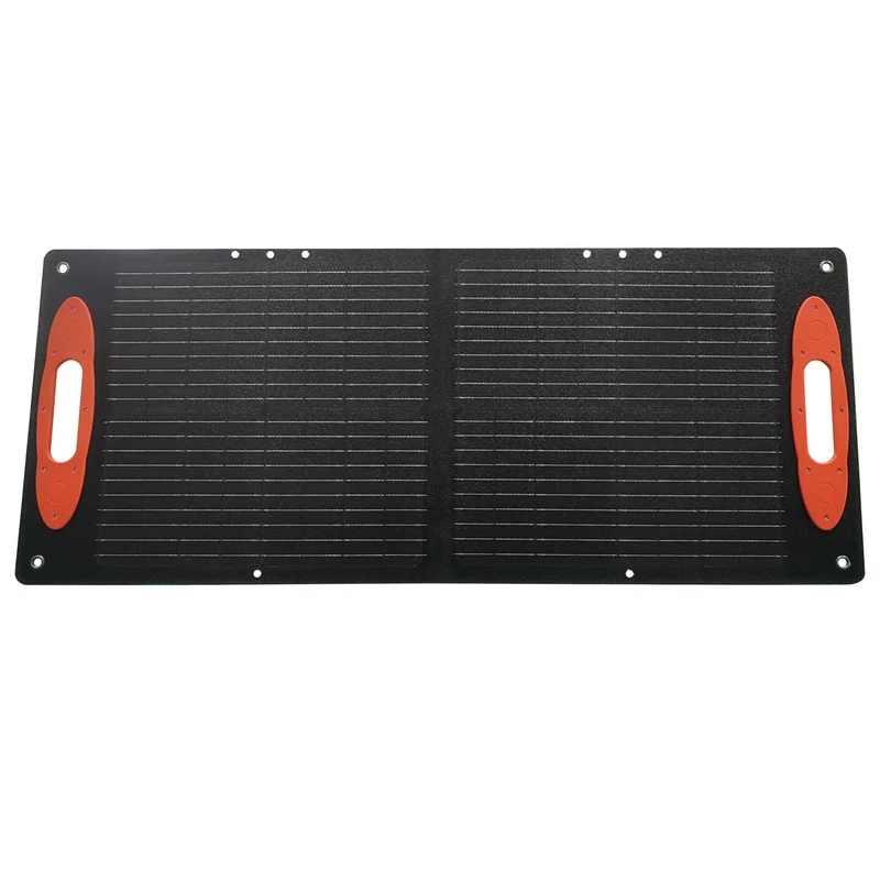 Tragbares Solarpanel mit EFTE-Beschichtung Solarpanel faltbar mit USB/Type-C/DC-Anschluss Solartasche IP67 Wasserdicht Camping Solar Panel