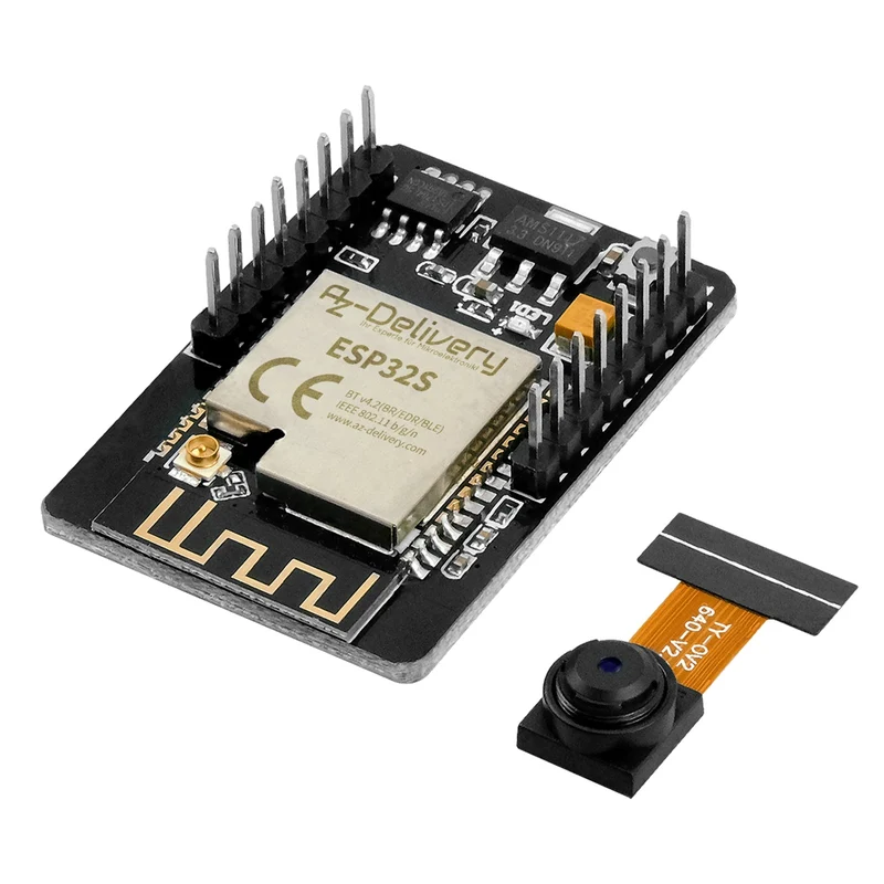 ESP32-Cam Kamera Modul (ESP32 Wifi/Bluetooth Modul inklusive Kamera) kompatibel mit Arduino