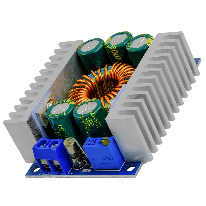 XL4016E1 DC-DC Step Down Converter, Einstellbar 5-40V auf 1,2-36V 12A kompatibel mit Arduino