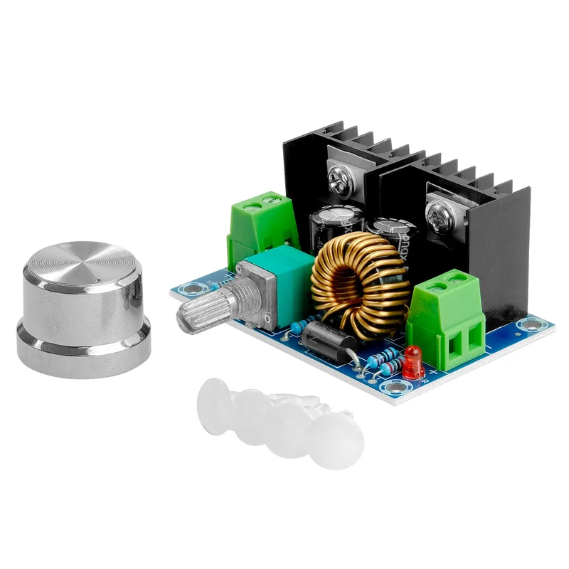 XH-M401 DC-DC Step Down Buck Converter XL4016E1, Einstellbar 4-40V bis 1.25-36V 8A kompatibel mit Arduino