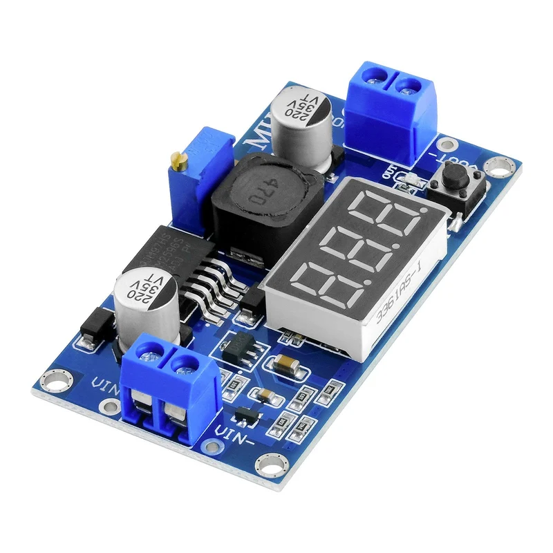 LM2596S Step-down DC-DC Buck Converter mit 3-stelliger Digitalanzeige