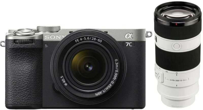 Sony Alpha ILCE-7C II silver + 28-60mm + 70-200mm f/4.0