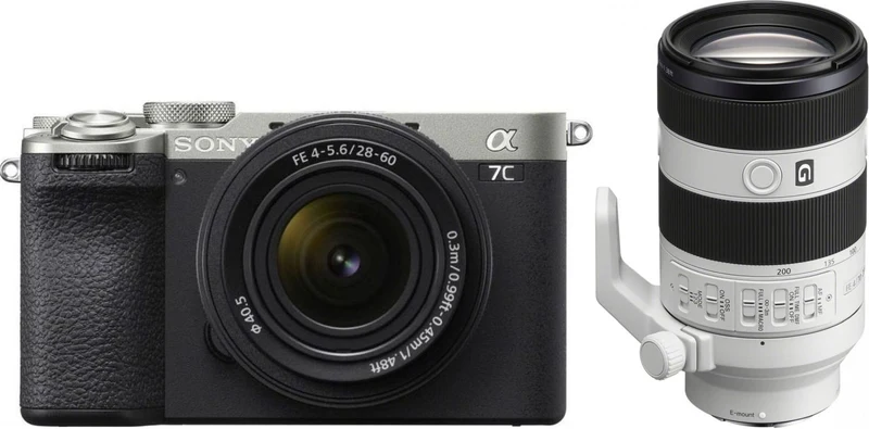 Sony Alpha ILCE-7C II silver + 28-60mm + 70-200mm f/4.0 II