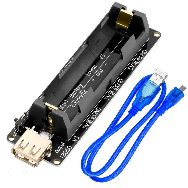 Battery Expansion Shield 18650 V3 inkl. USB Kabel