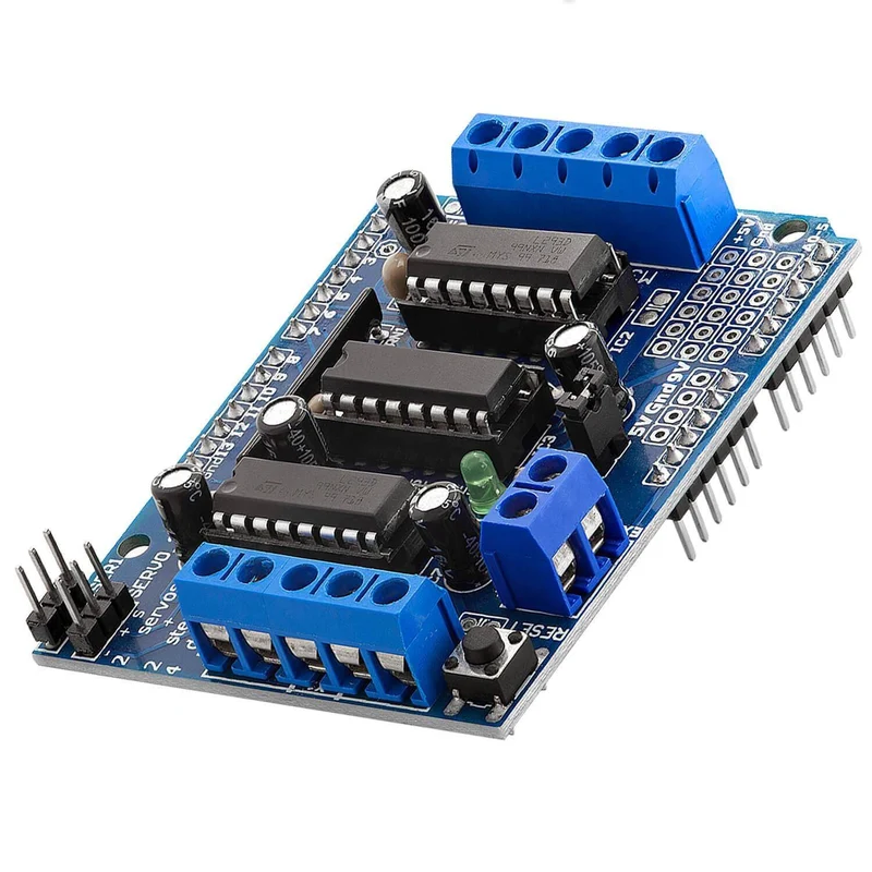 4-Kanal L293D Motortreiber Shield Schrittmotortreiber für Mega 2560 und UNO R3, Diecimila, Duemilanove kompatibel mit Arduino
