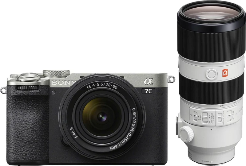 Sony Alpha ILCE-7C II silver + 28-60mm + 70-200mm f/2.8