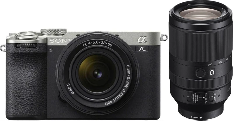 Sony Alpha ILCE-7C II silver + 28-60mm + 70-300mm