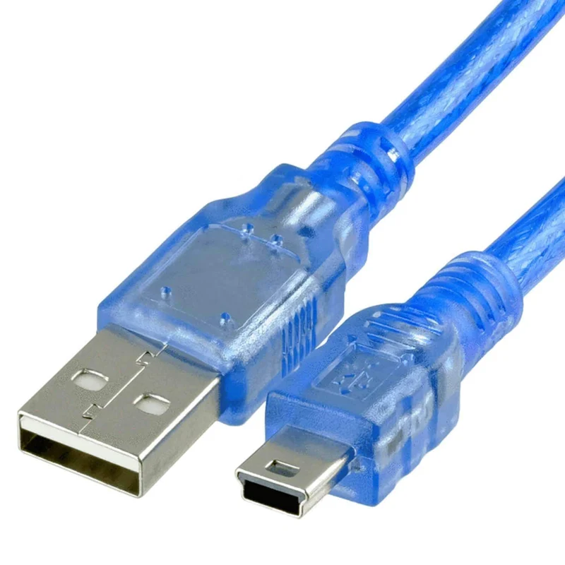 Blaues Mini USB Kabel, 100% kompatibel mit Nano V3