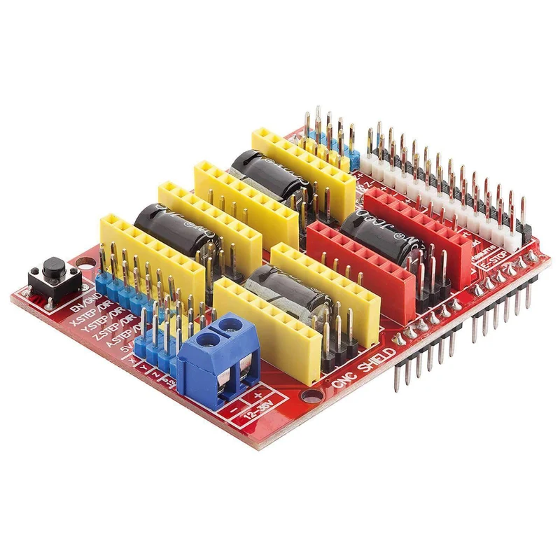 CNC Shield V3 für ATmega328 und Mega 2560 Development Board, für A4988 Schrittmotor Treiber kompatibel mit Arduino