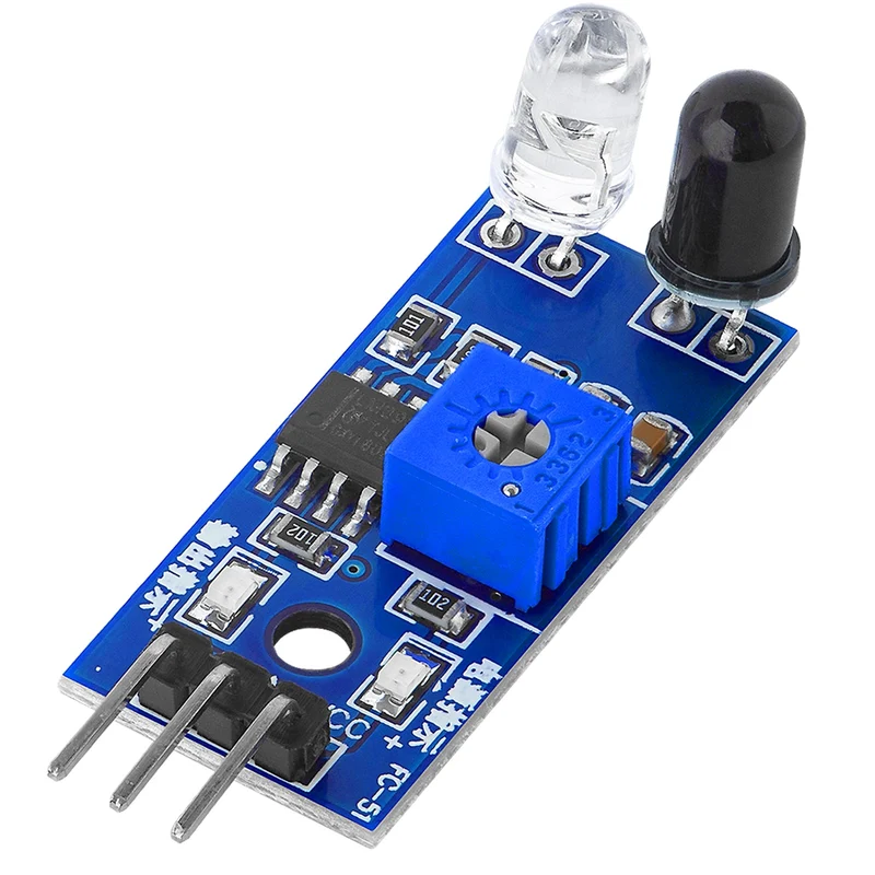 IR Infrarot Modul für Hinderniserkennung Abstand Sensor und Raspberry Pi