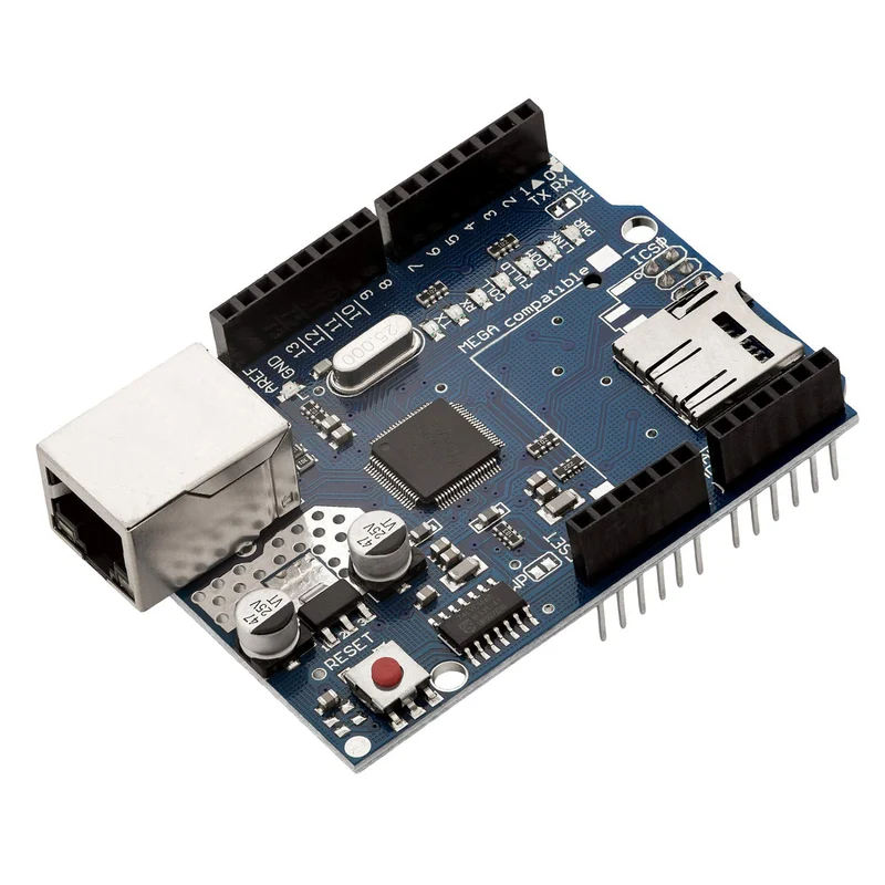 Ethernet Shield W5100 mit MicroSD-Karten Slot