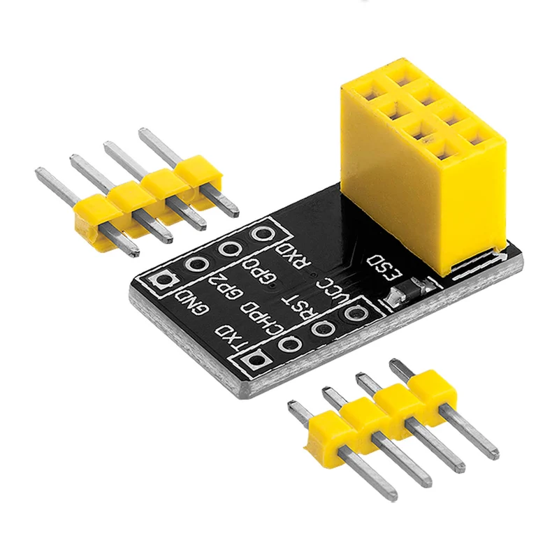Breadboardadapter für ESP-01S Breadboard-zu-ESP8266 01S Serial Wireless Wifi Module