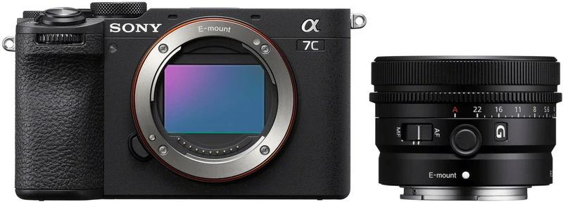 Sony Alpha ILCE-7C II black + SEL 24mm f/2.8 G