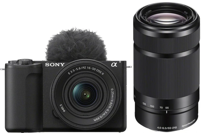 Sony Alpha ZV-E10 II + 16-50mm + SEL 55-210mm f/4.5-6.3 OSS black