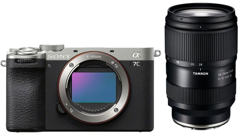 Sony Alpha ILCE-7C II body silver +Tamron 28-75mm f/2.8