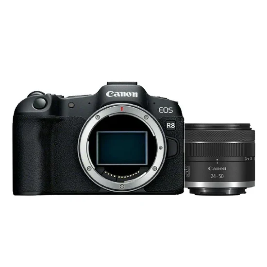 Canon EOS R8 Kit RF 24–50mm F4.5–6.3 IS STM – Mirrorless Full Frame Compatta 4K