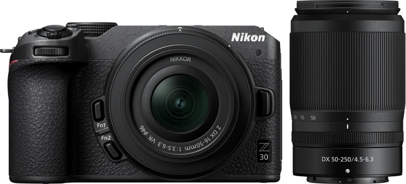 Nikon Z30 + 16-50mm f/3.5-6.3 VR + 50-250mm f/4.5-6.3 VR