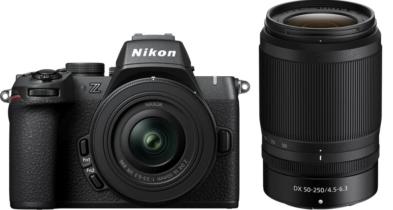 Nikon Z50II + 16-50mm f/3.5-6.3 + 50-250mm f/4.5-6.3