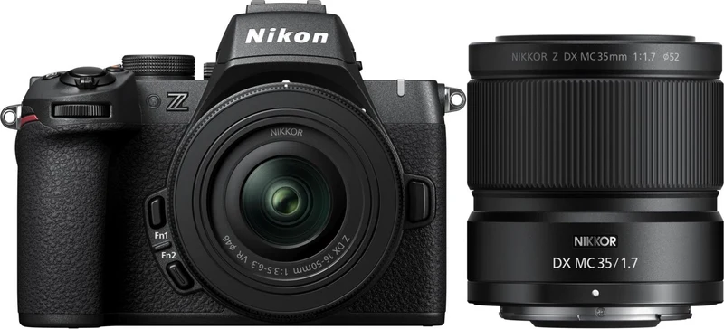 Nikon Z50II + Nikkor DX 16-50mm f/3.5-6.3 VR + DX 35mm f/1.7 Macro