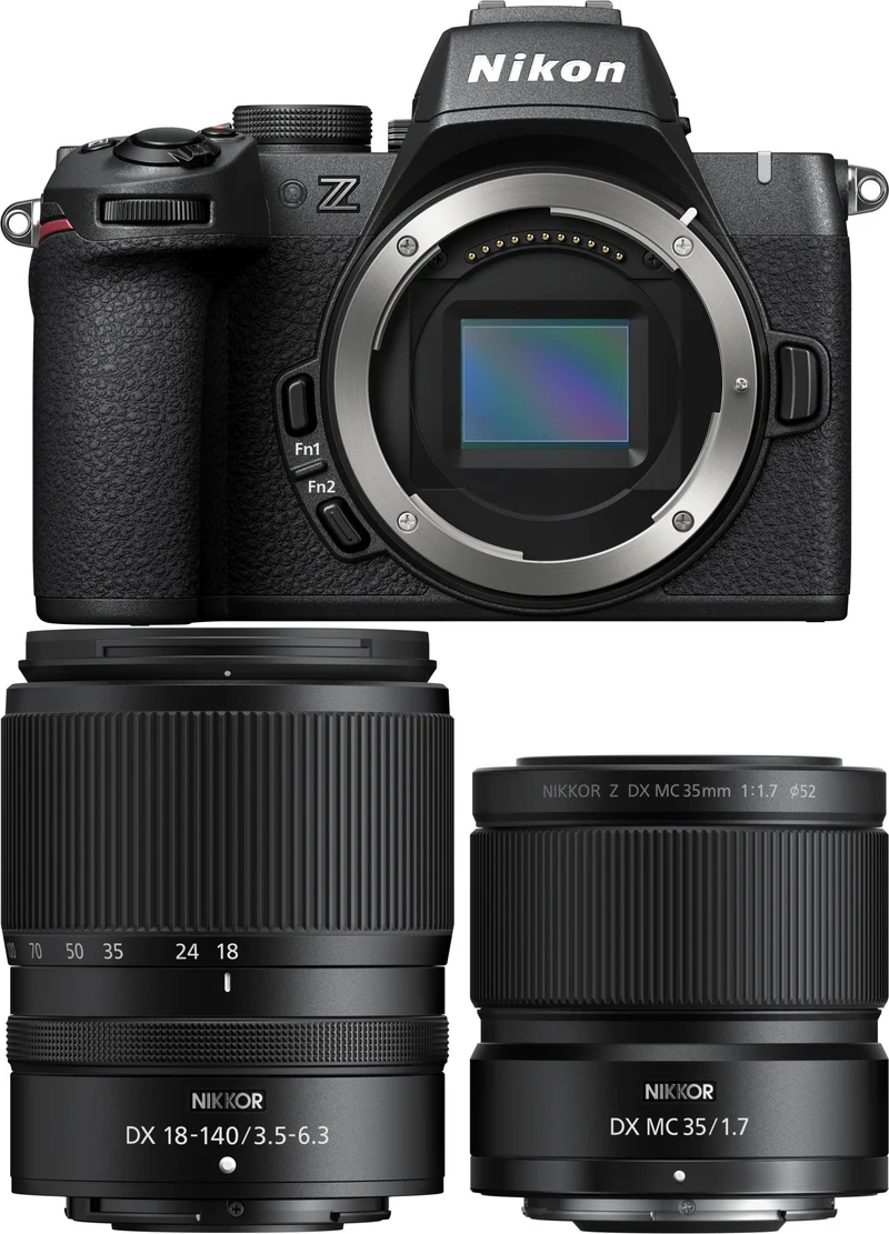 Nikon Z50II + Nikkor Z 18-140mm f/3.5-6.3 VR + DX 35m f/1.7 Macro